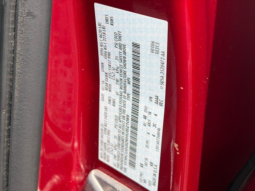 2017 Ford Escape SE FWD