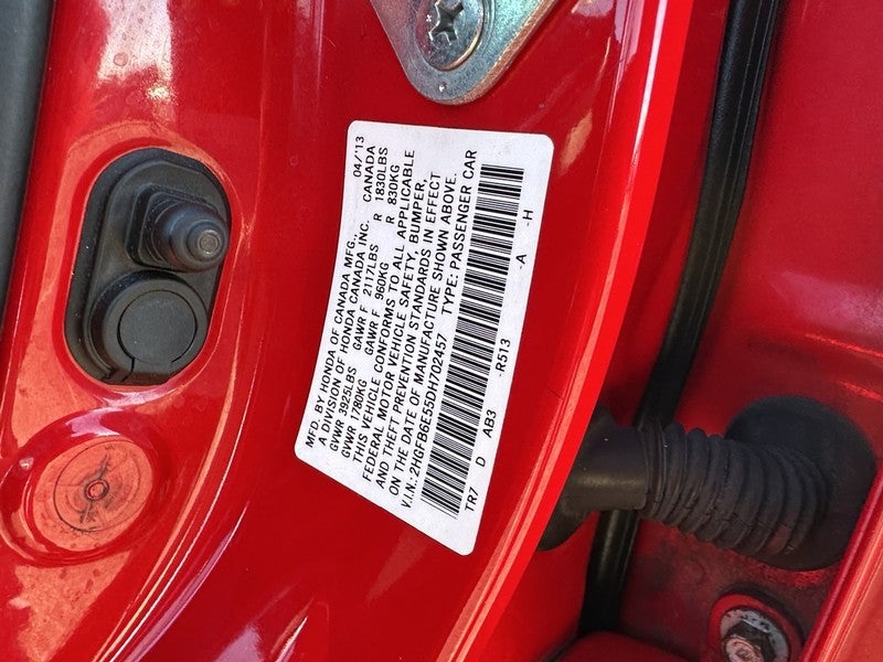 2013 Honda Civic Sedan 4dr Man Si