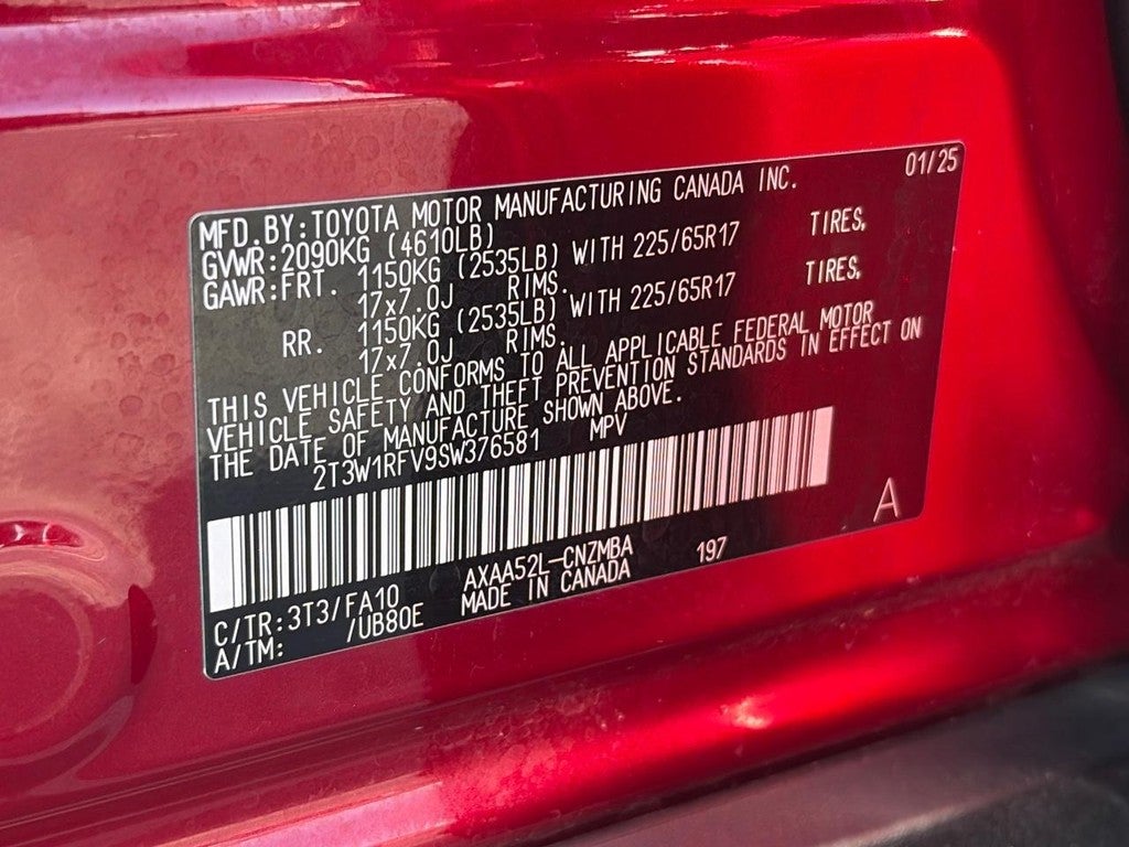 2025 Toyota RAV4 XLE FWD (Natl)