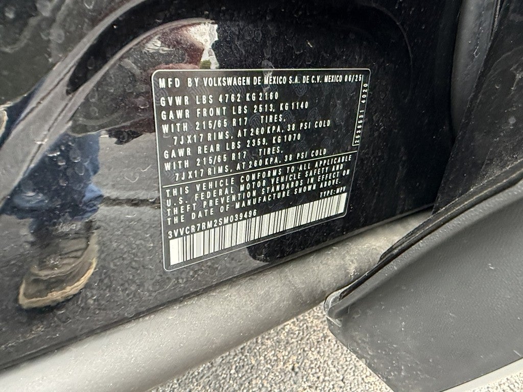 2025 Volkswagen Tiguan 2.0T S FWD