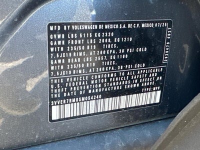 2025 Volkswagen Tiguan 2.0T SE 4MOTION