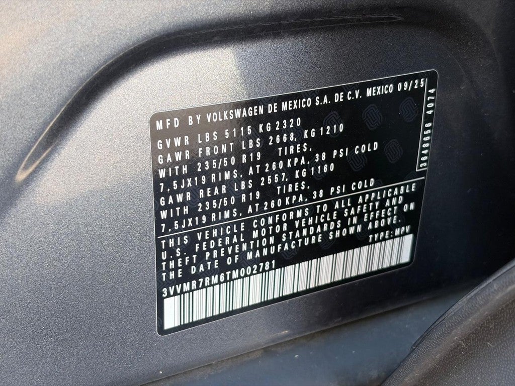 2026 Volkswagen Tiguan 2.0T SE 4MOTION
