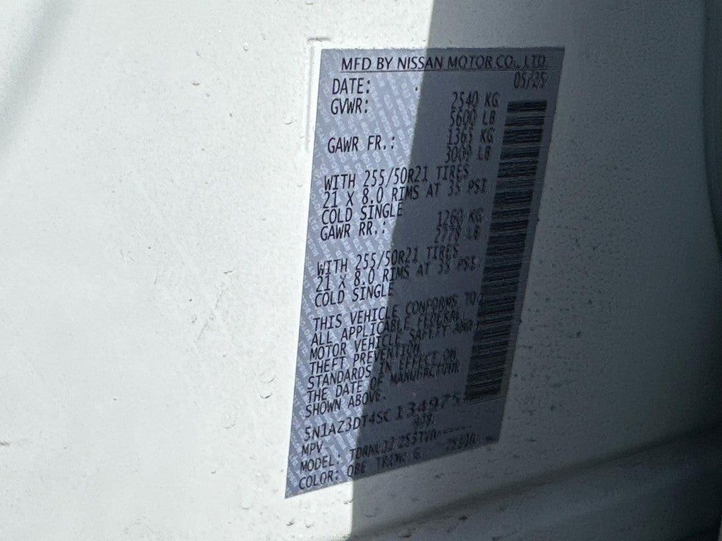 2025 Nissan Murano AWD Platinum