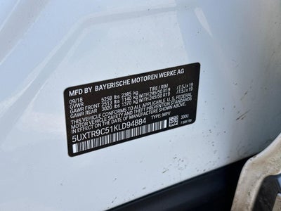 2019 BMW X3 xDrive30i Sports Activity Vehicle