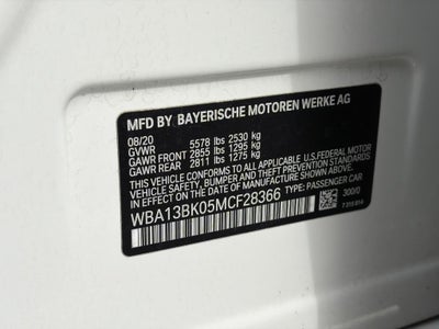 2021 BMW 5 Series M550i xDrive Sedan