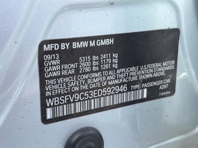 2014 BMW M5 4dr Sdn