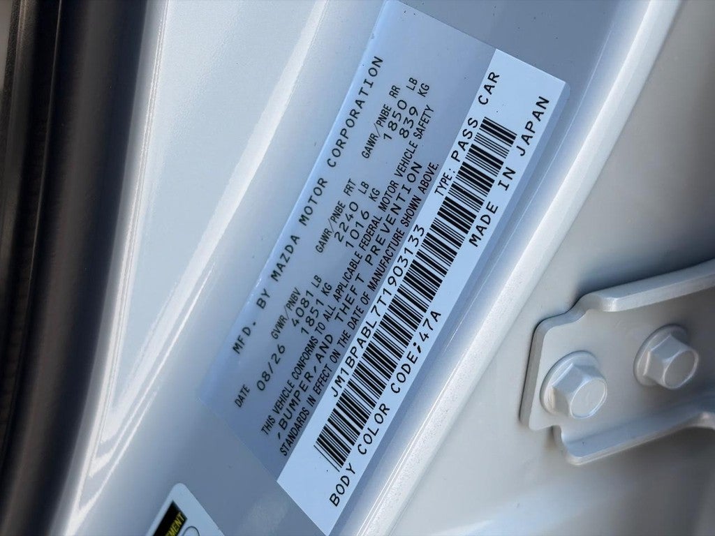 2026 Mazda Mazda3 Sedan 2.5 S Select Sport