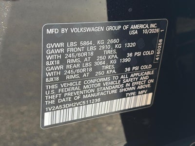 2027 Volkswagen Atlas SE 4MOTION