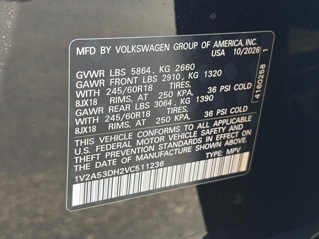 2027 Volkswagen Atlas SE 4MOTION