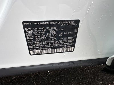 2026 Volkswagen Atlas 2.0T SEL 4MOTION