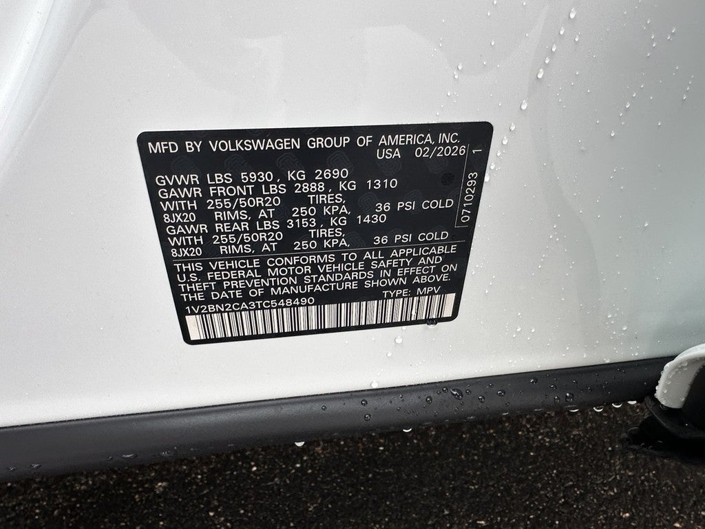 2026 Volkswagen Atlas 2.0T SEL 4MOTION