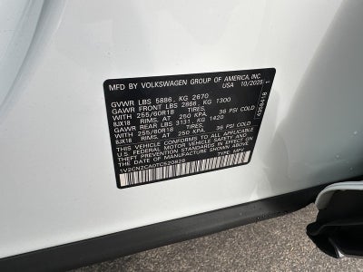 2026 Volkswagen Atlas 2.0T Peak Edition 4MOTION