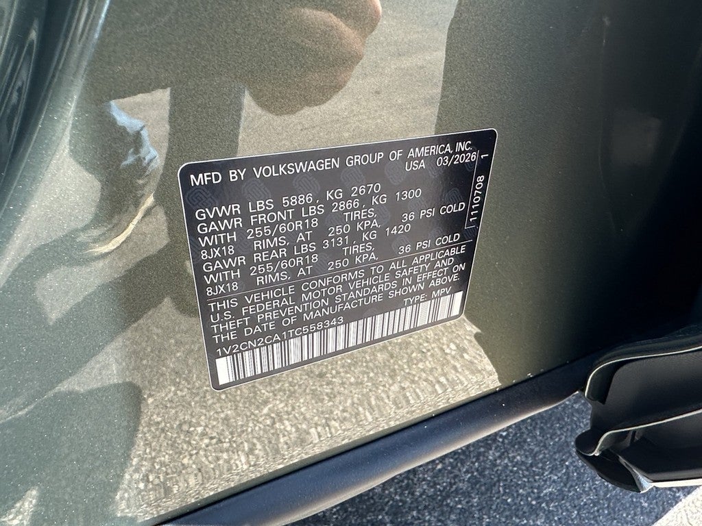 2026 Volkswagen Atlas 2.0T Peak Edition 4MOTION