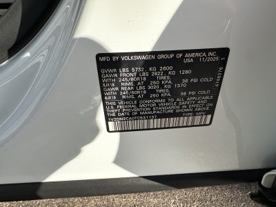 2026 Volkswagen Atlas 2.0T SE FWD