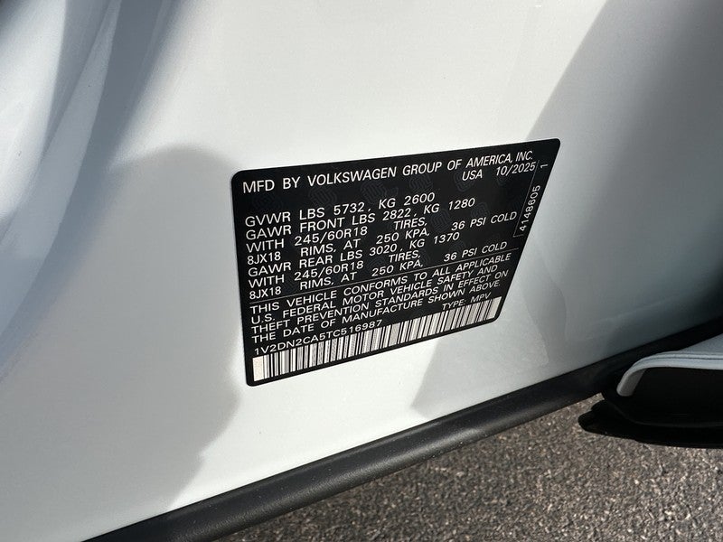 2026 Volkswagen Atlas 2.0T SE FWD