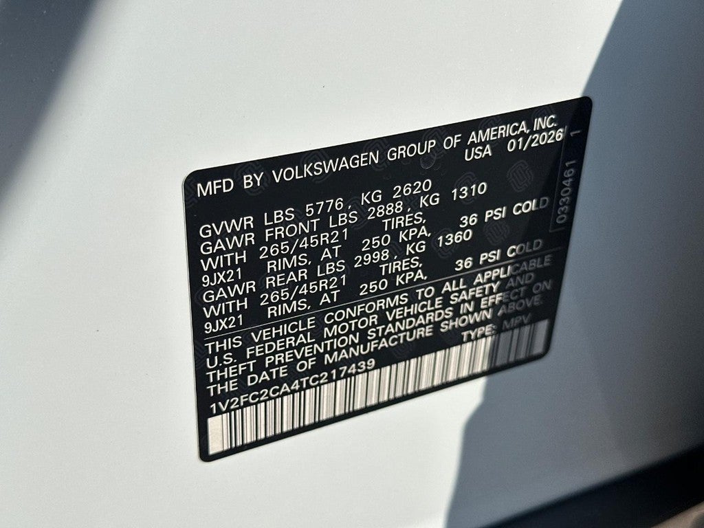 2026 Volkswagen Atlas Cross Sport 2.0T SEL Premium R-Line 4MOTION