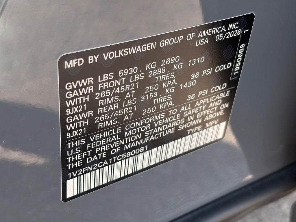 2026 Volkswagen Atlas 2.0T SEL Premium R-Line 4MOTION