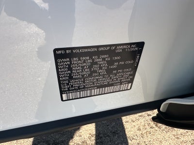 2026 Volkswagen Atlas 2.0T SE w/Technology 4MOTION