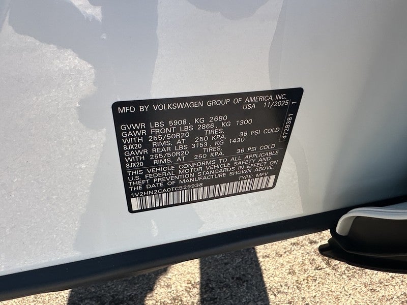 2026 Volkswagen Atlas 2.0T SE w/Technology 4MOTION