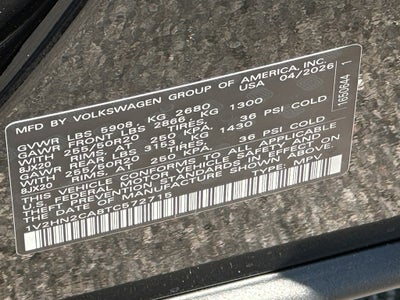 2026 Volkswagen Atlas 2.0T SE w/Technology 4MOTION