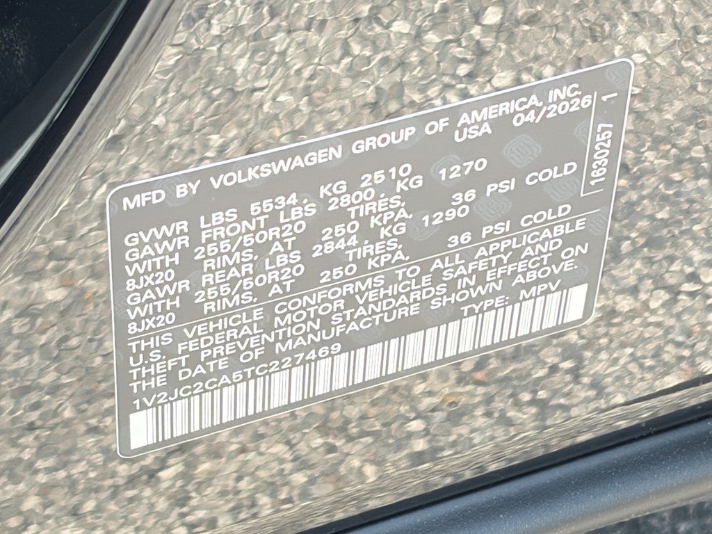 2026 Volkswagen Atlas Cross Sport 2.0T SE w/Technology FWD