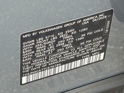 2026 Volkswagen Atlas 2.0T SE w/Technology FWD