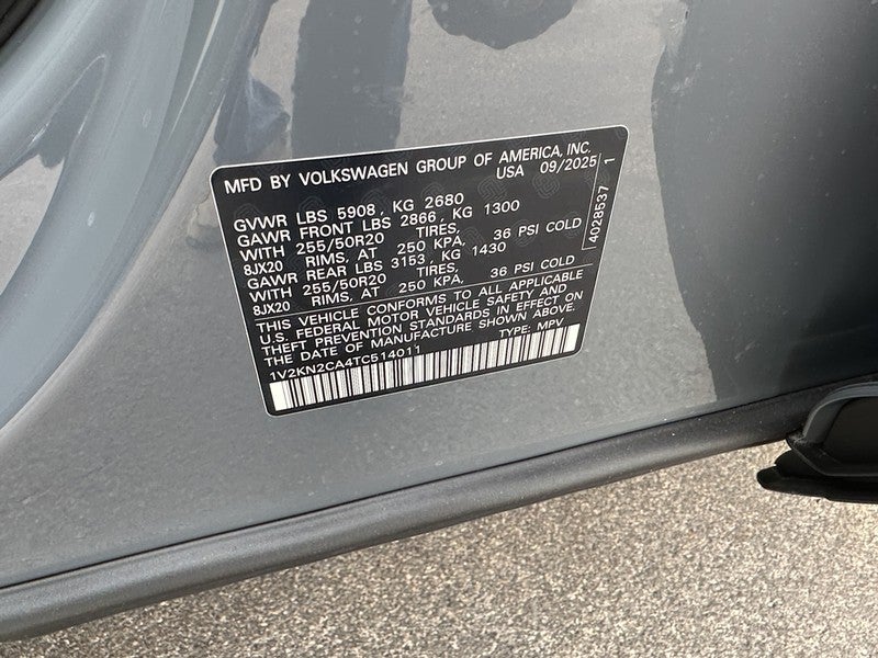 2026 Volkswagen Atlas 2.0T SE w/Technology 4MOTION