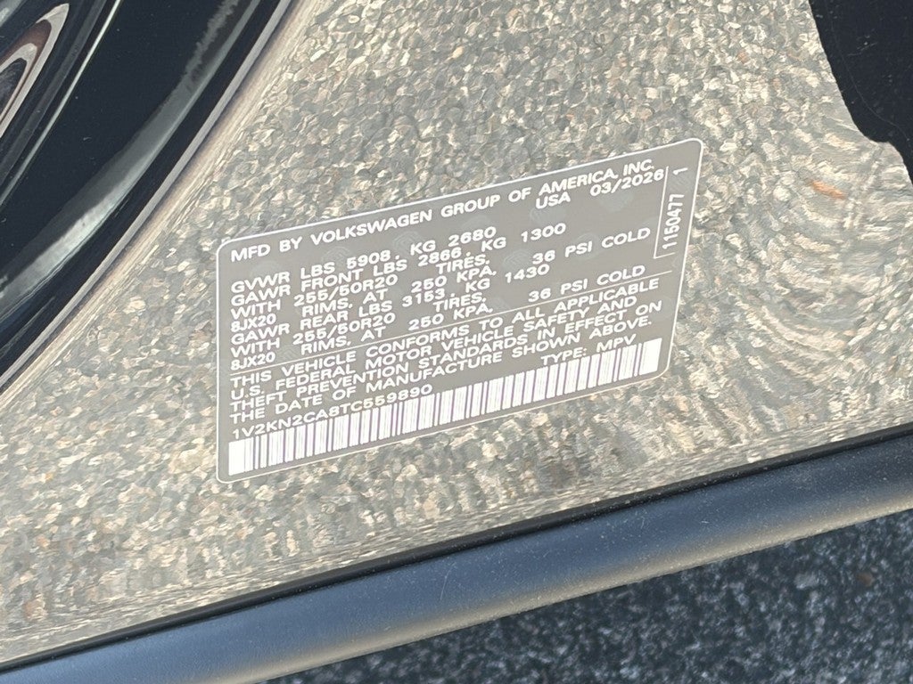 2026 Volkswagen Atlas 2.0T SE w/Technology 4MOTION