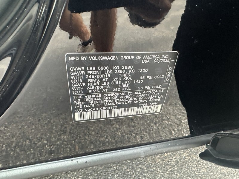 2026 Volkswagen Atlas 2.0T SE 4MOTION