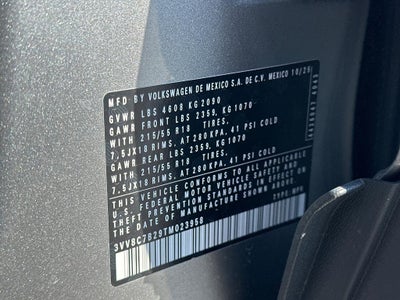 2026 Volkswagen Taos S 4MOTION