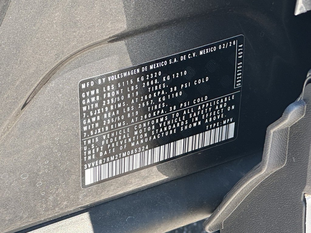 2026 Volkswagen Tiguan 2.0T SE 4MOTION