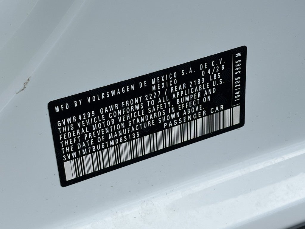 2026 Volkswagen Jetta GLI Autobahn Manual