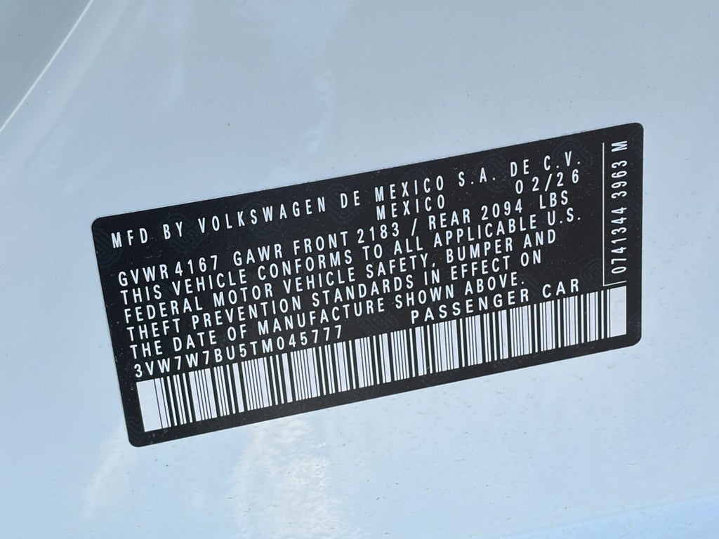 2026 Volkswagen Jetta SE Auto