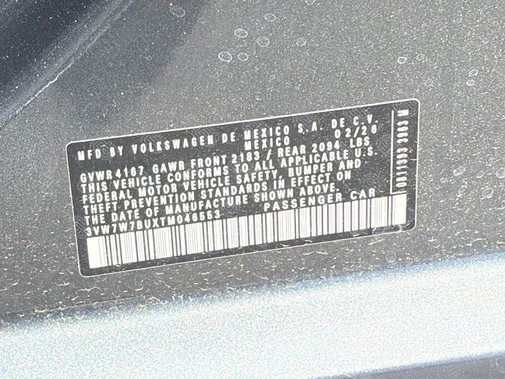 2026 Volkswagen Jetta SE Auto