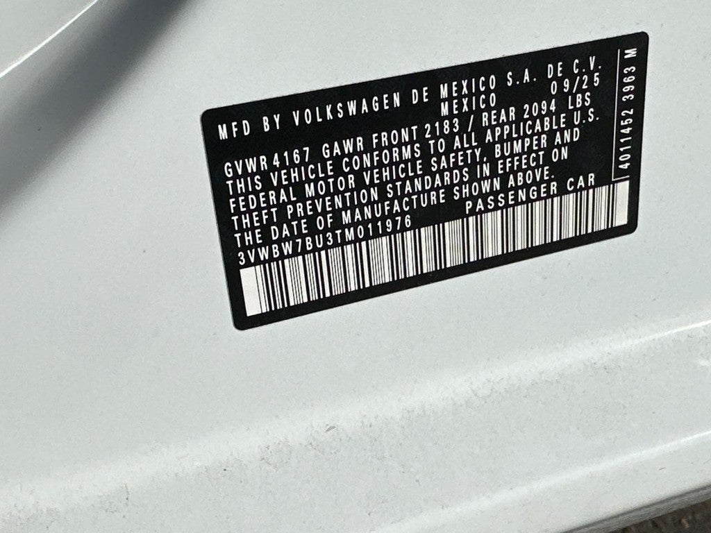 2026 Volkswagen Jetta Sport Auto