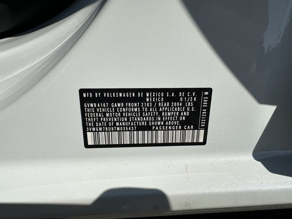 2026 Volkswagen Jetta SEL Auto