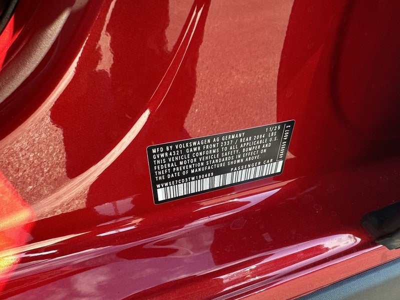 2026 Volkswagen Golf GTI 2.0T SE DSG